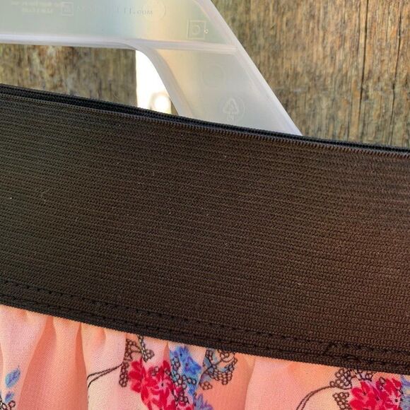 Jesse & J skirt elastic waist maxi sheer size medi - Picture 2 of 8